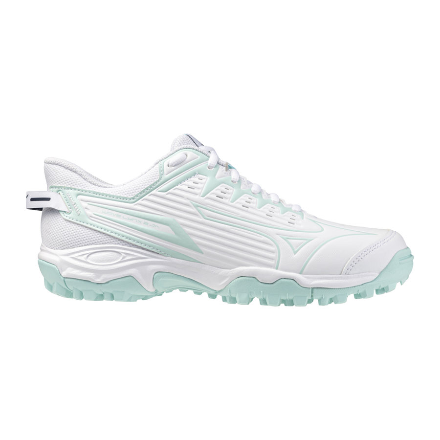 Mizuno WAVE LYNX 2 Jr. White/Blue Tint
