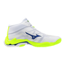 Mizuno WAVE LIGHTNING ELITE MID White/Lightning Yellow/Dazzling Blue