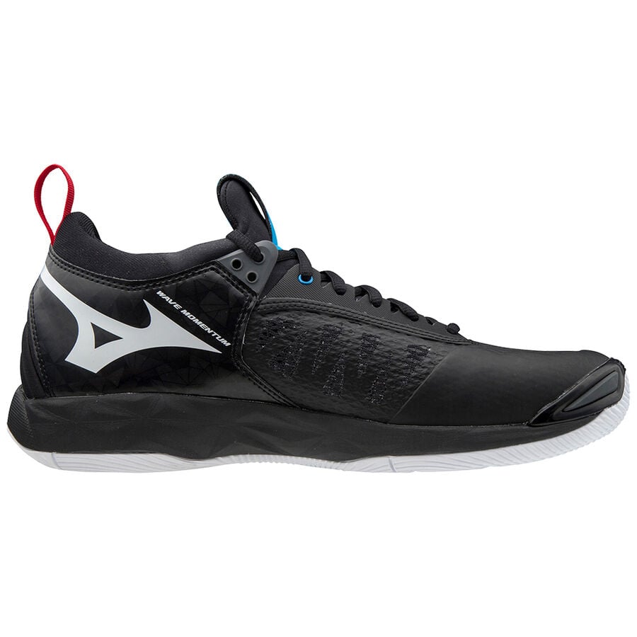 Mizuno Wave Momentum Black/White/SafetyYellow