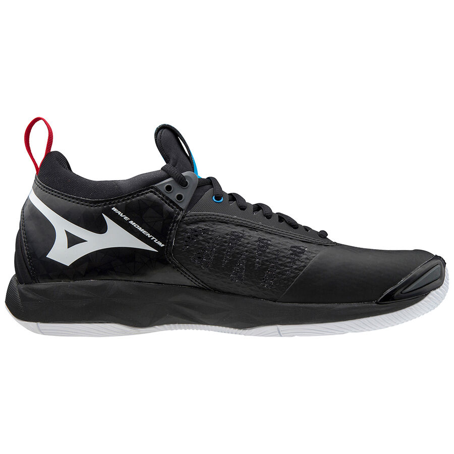 Mizuno Wave Momentum Black/White/SafetyYellow