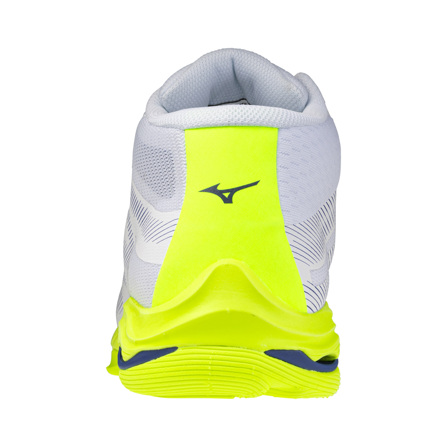 Mizuno WAVE LIGHTNING PRO MID White/Lightning Yellow/Dazzling Blue