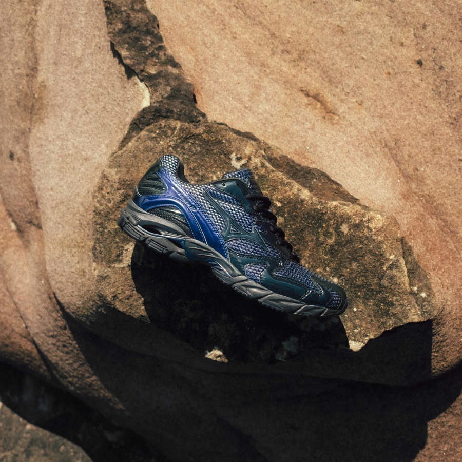 Mizuno WAVE RIDER 10 END Estate Blue/Black Beauty