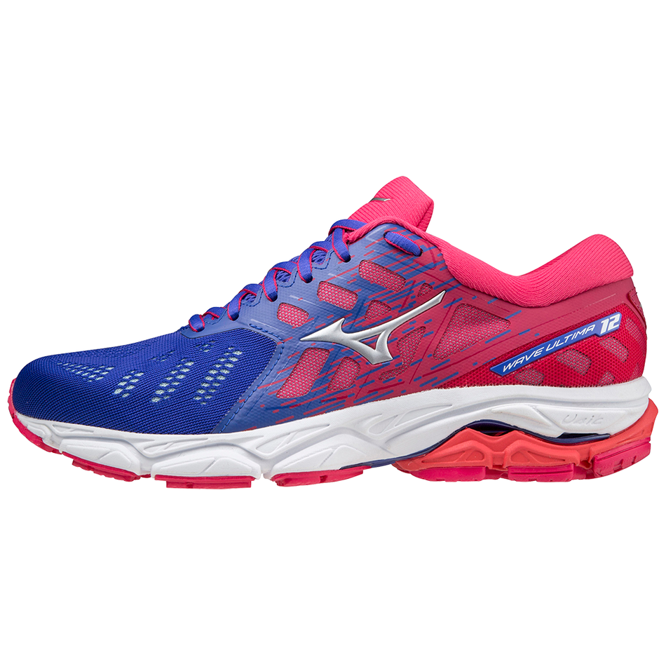 Mizuno Wave Ultima 12 VBlue/Silver/RoseRed