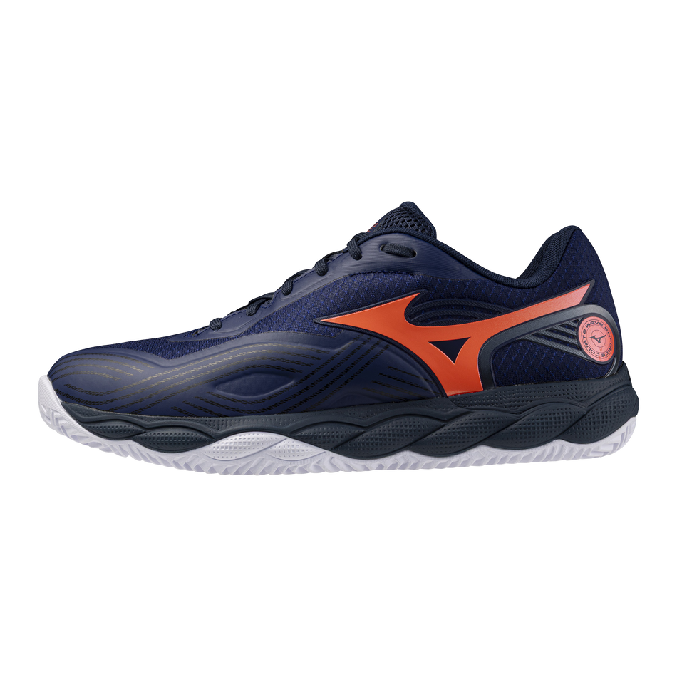 Mizuno WAVE ENFORCE COURT 2 CC Beacon Blue/lava Orange/white