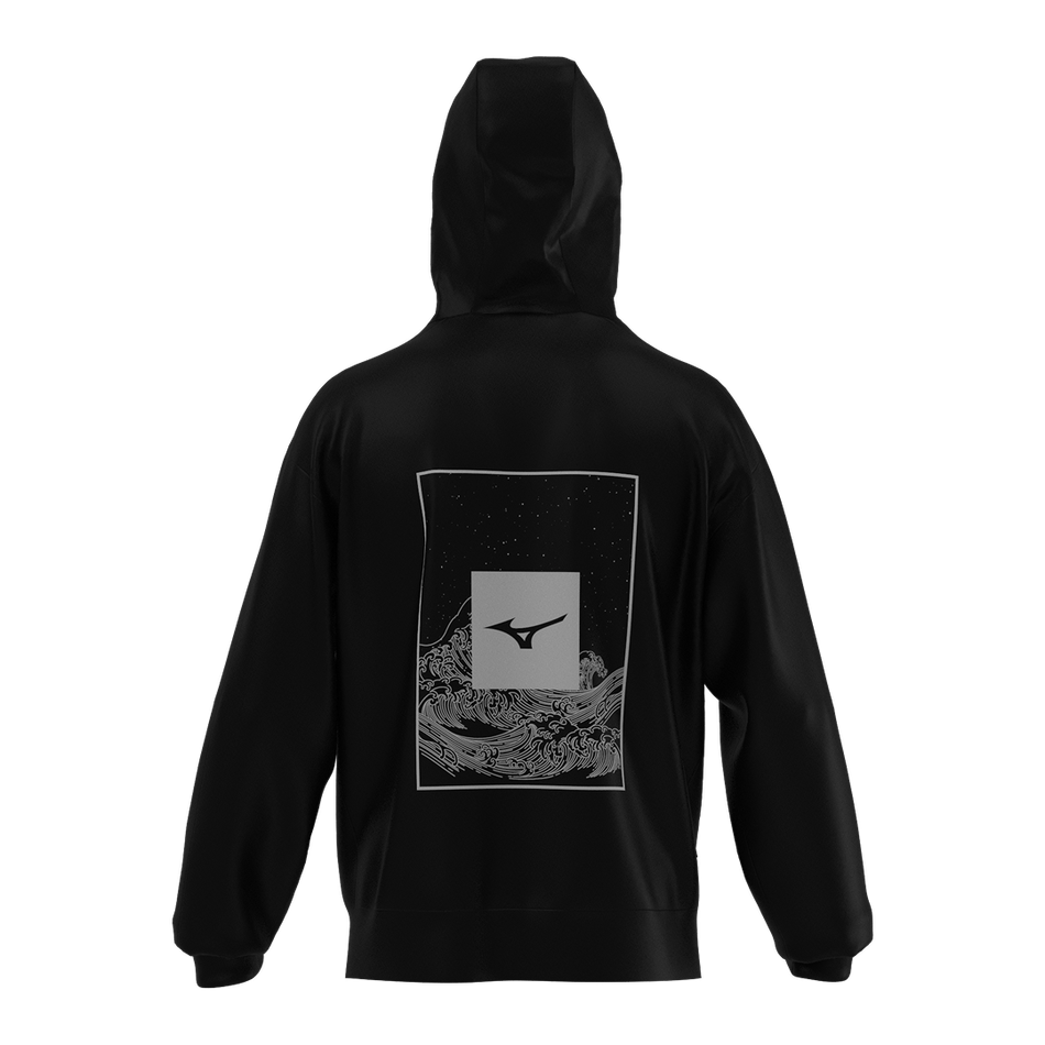 Mizuno Athleticwear new wave hoodie Black