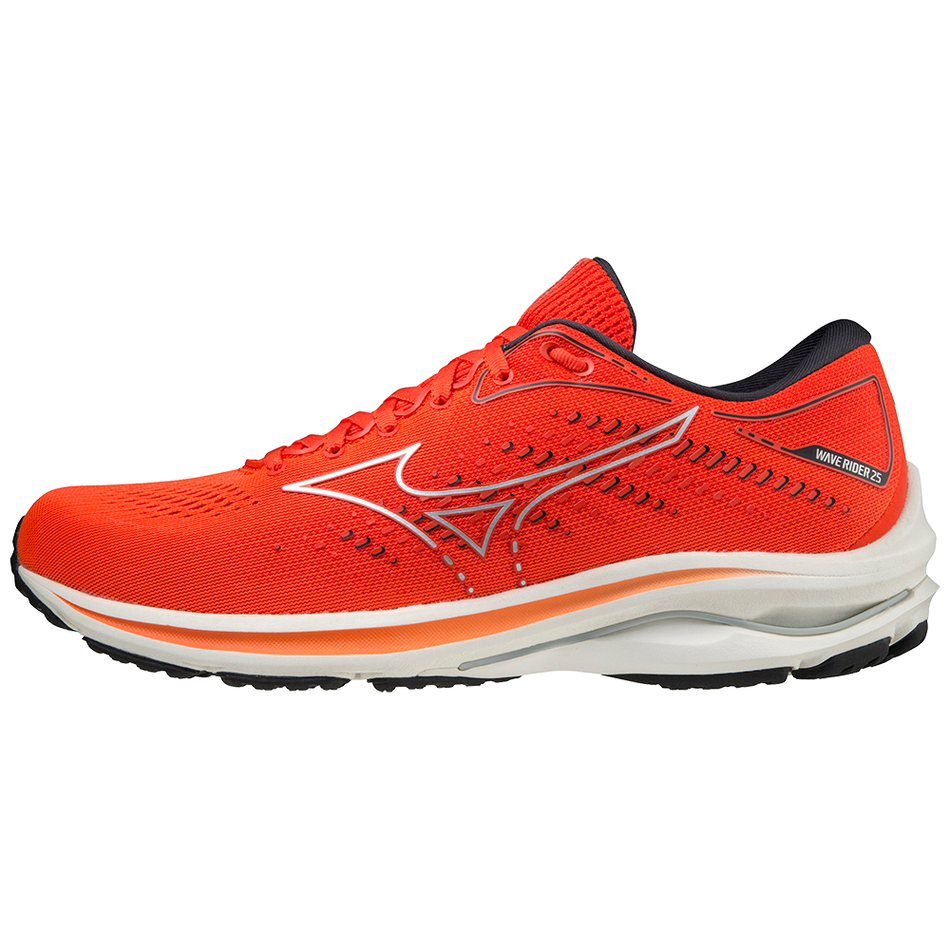 Mizuno Wave Rider 25 ChTomato/Silver/VGray