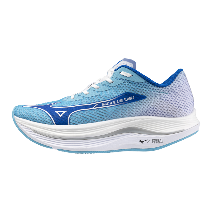 Mizuno WAVE REBELLION FLASH 2 River blue/mugen blue/white