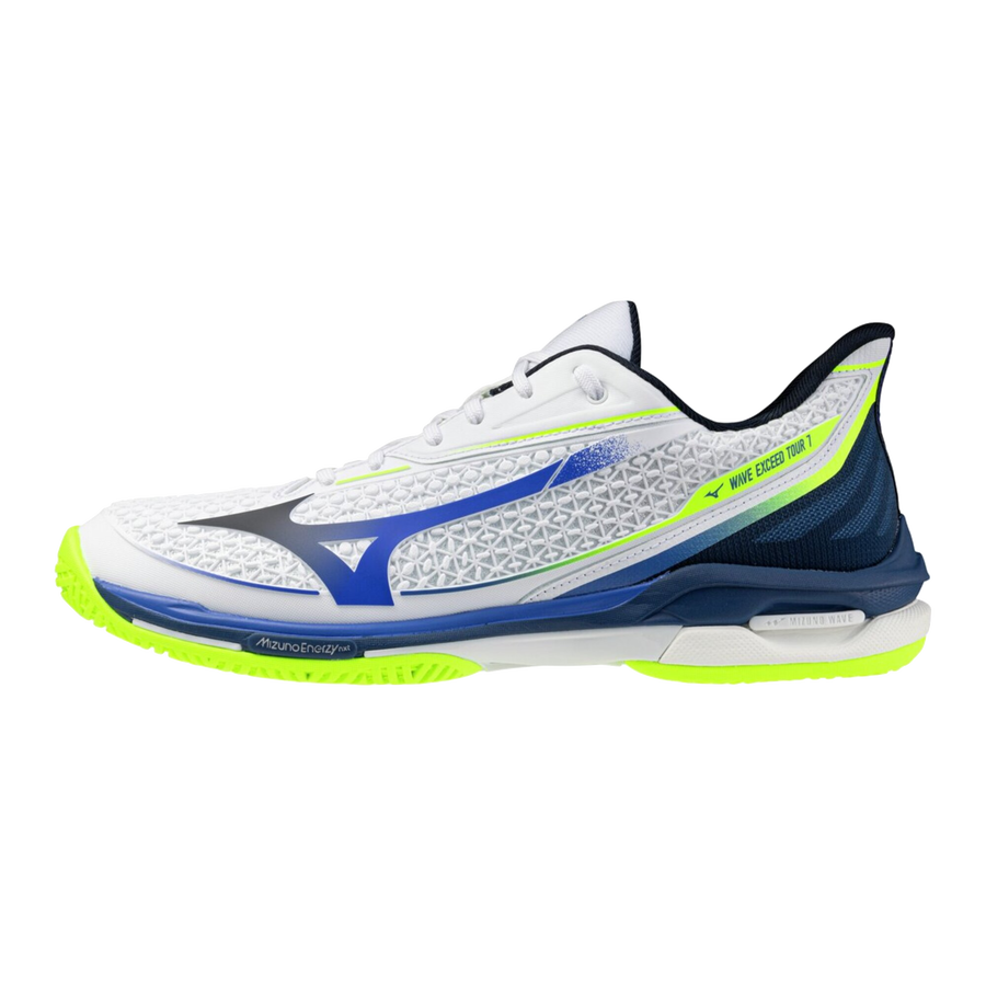Mizuno WAVE EXCEED TOUR 7 AC White/Dazzling Blue/Lightning Yellow