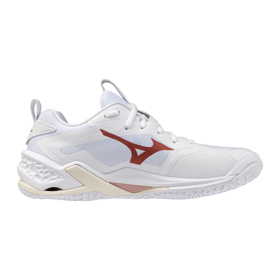 Mizuno WAVE STEALTH NEO 2 White/Rose Elegance/Lava Falls