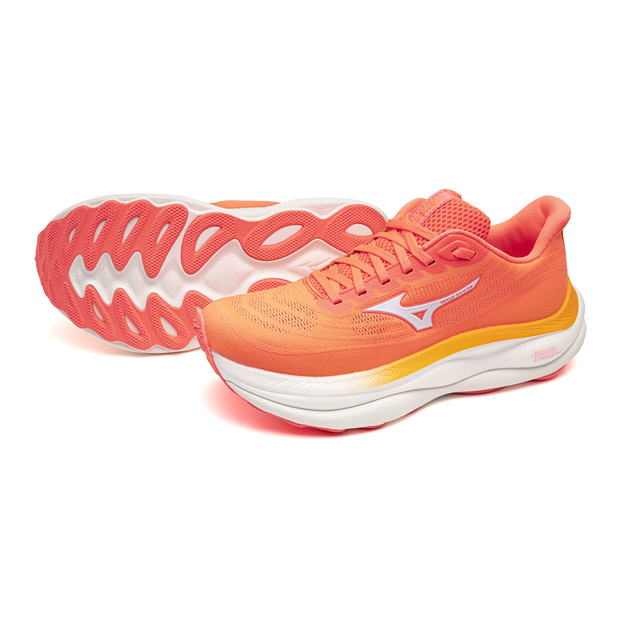 Mizuno WAVE SKY 9 Striking Coral/BaseballWhite/C