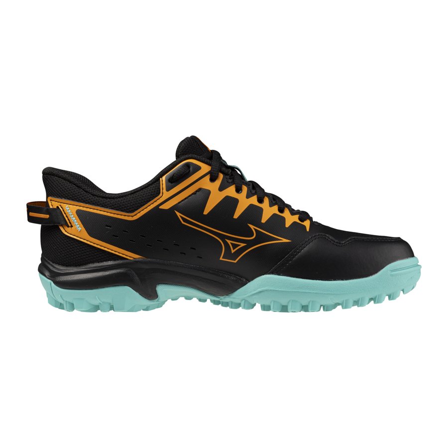 Mizuno WAVE LYNX 2 Jr. Black/Tangelo/Ice Green