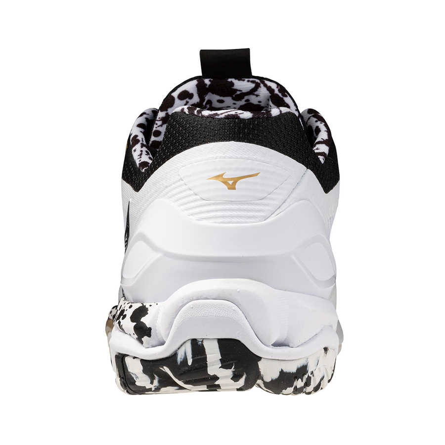 Mizuno WAVE STEALTH 6 White/Black/GE Gold