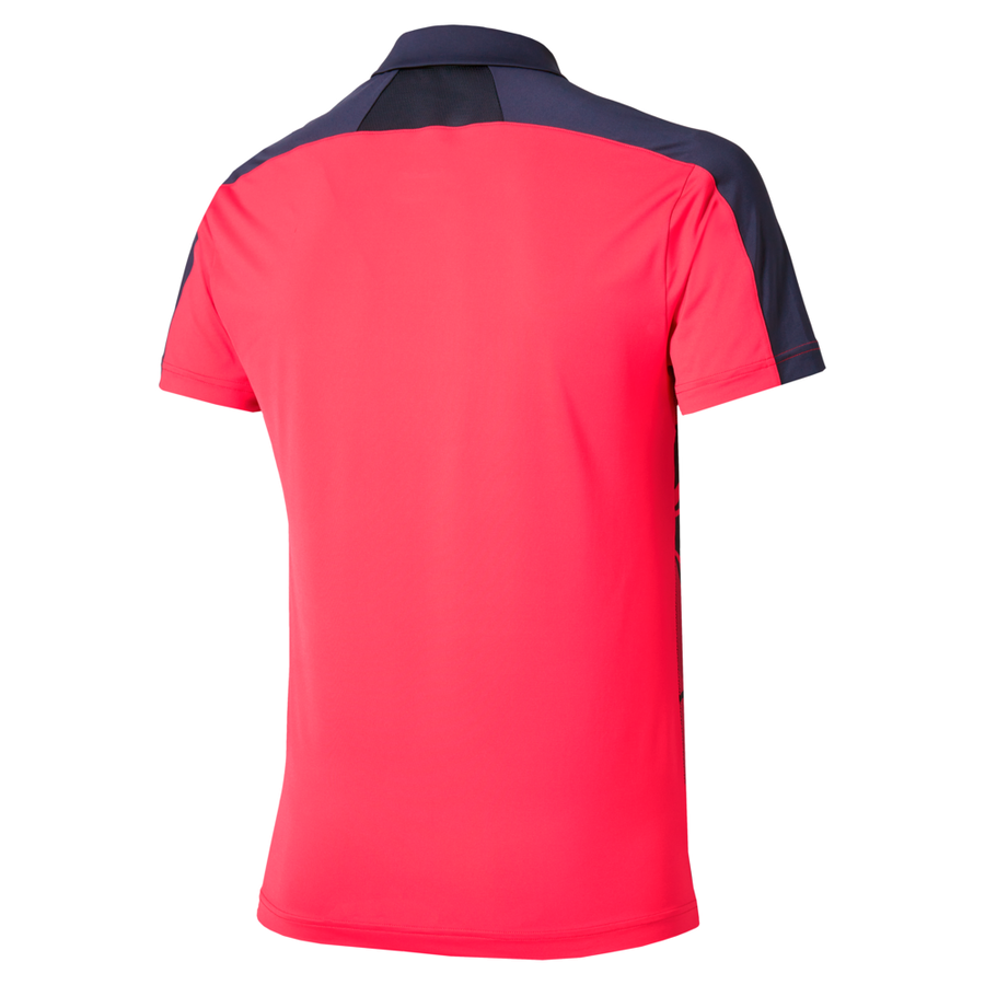 Mizuno Daybreakers Shadow Short Sleeve Polo Vibrant Red