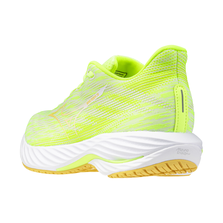 Mizuno WAVE RIDER 28 Mizuno neo lime/flax/mizuno snow white