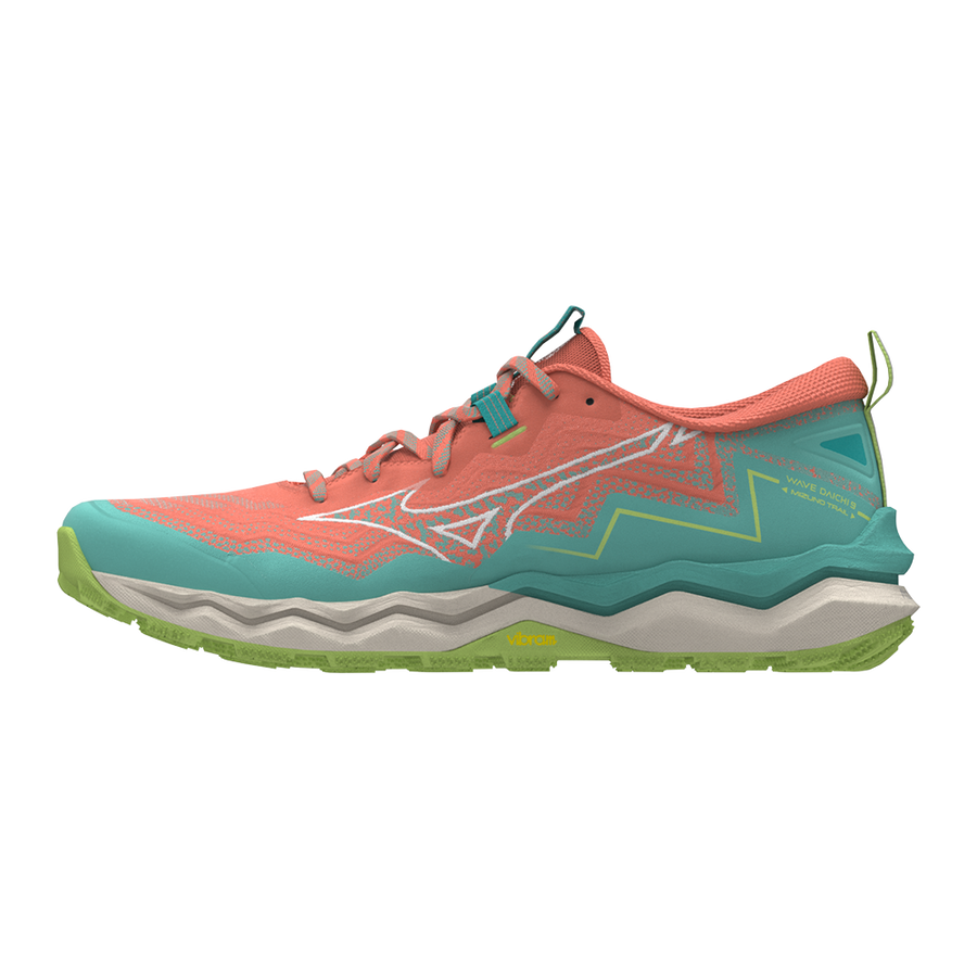 Mizuno WAVE DAICHI 9 Fresh Salmon/White/Sharp Green