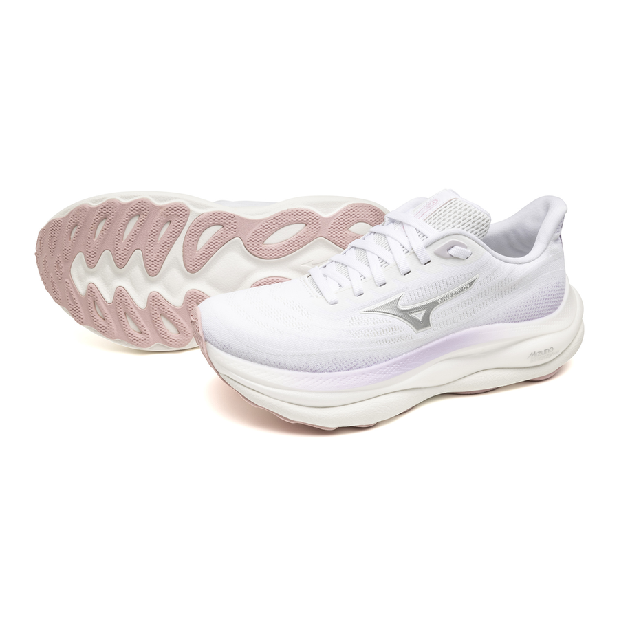 Mizuno WAVE SKY 9 White/Silver/Orchid Petal