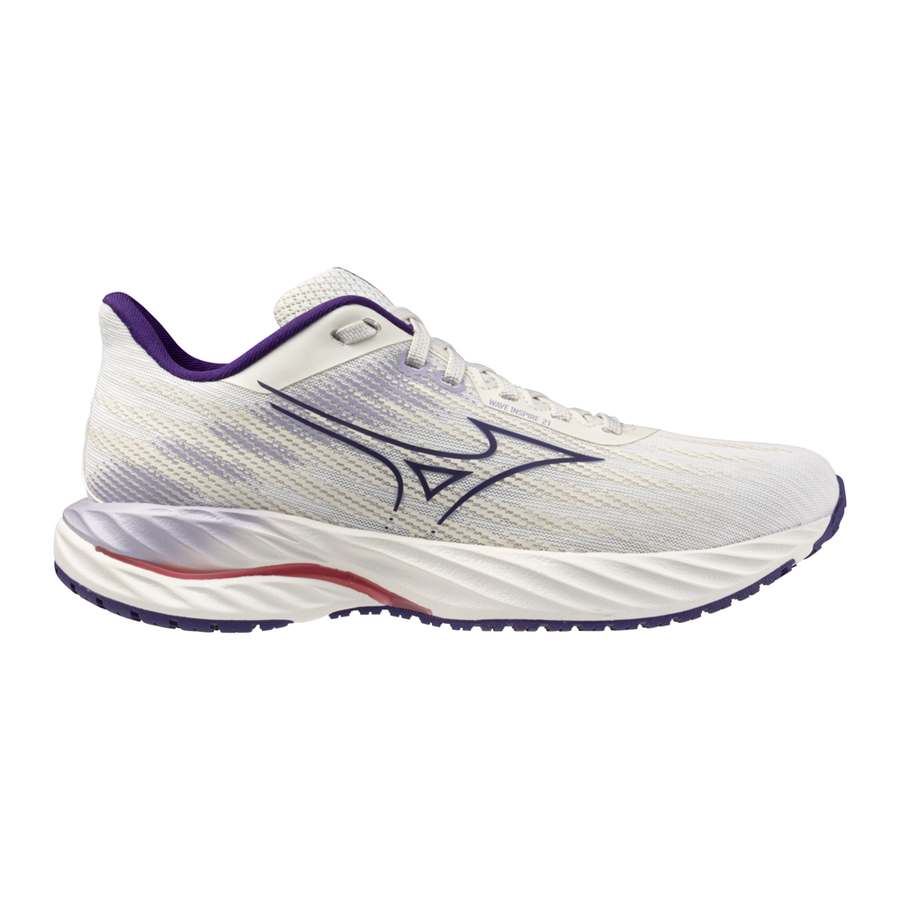 Mizuno WAVE INSPIRE 21 Mizuno snow white/violet indigo/camellia rose