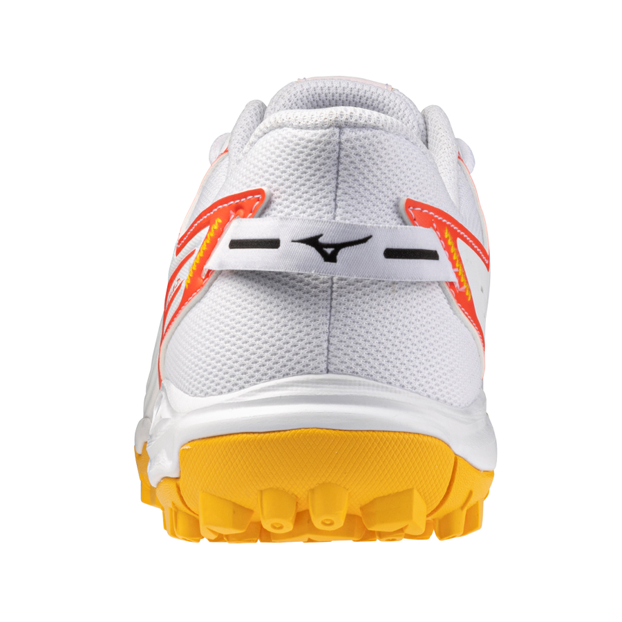 Mizuno WAVE LYNX 2 Jr. White/Fiery Coral 2/Citrus