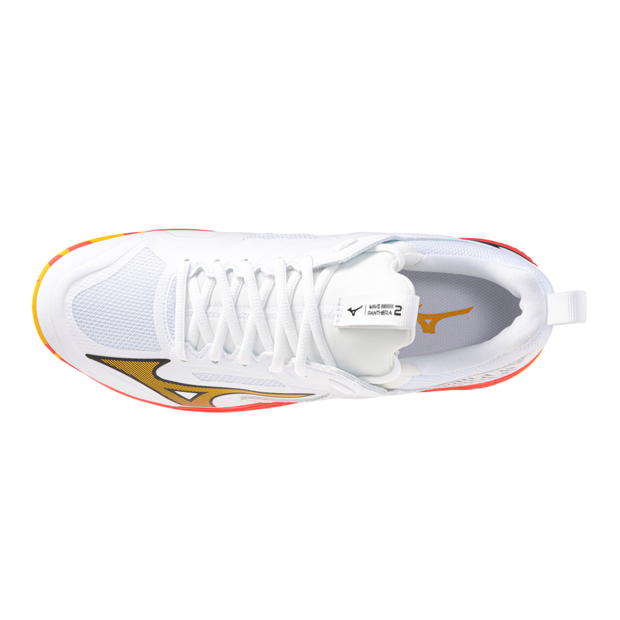 Mizuno WAVE PANTHERA 2 White/Fiery Coral 2/Citrus