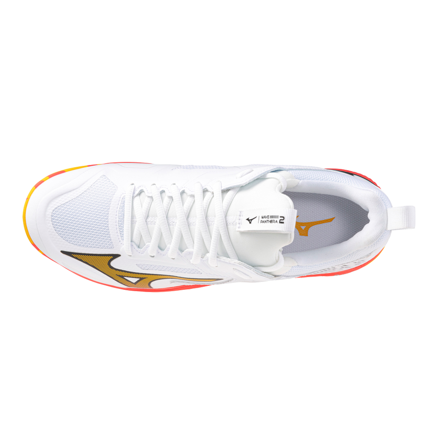 Mizuno WAVE PANTHERA 2 White/Fiery Coral 2/Citrus