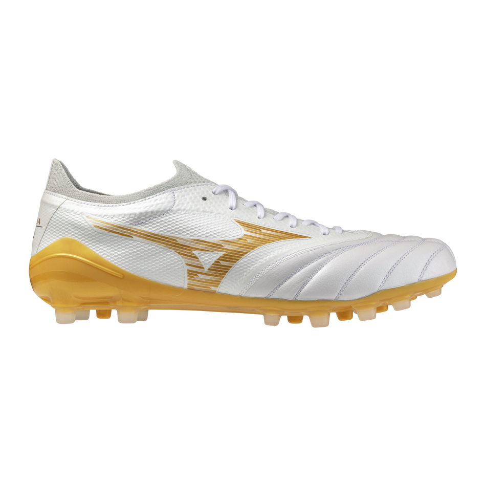 Mizuno MORELIA NEO IV &beta; ELITE AG White/MP Gold/Cool Gray 3C