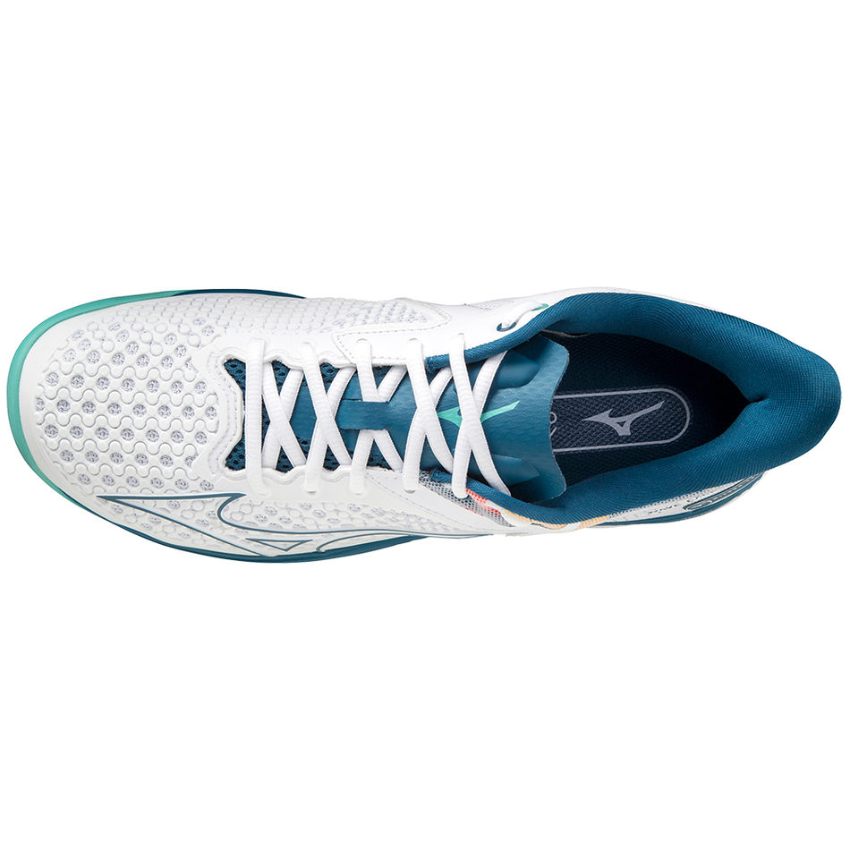 Mizuno Wave Exceed Tour 5 AC Wht/MoroccanB/Turquoise