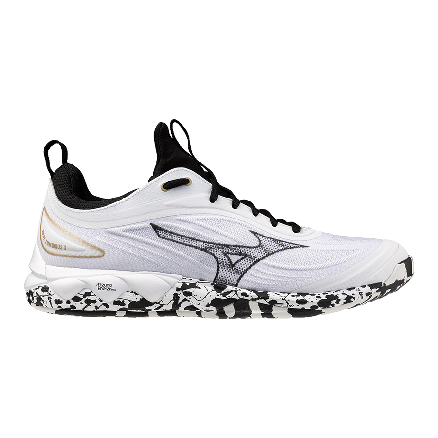 Mizuno WAVE LUMINOUS 3 White/Black/GE Gold