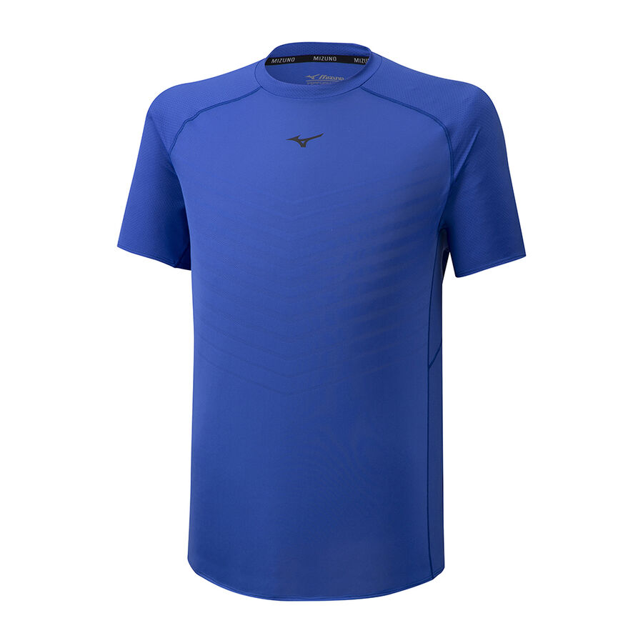 Mizuno Jacquard Mesh Tee Dazzling Blue