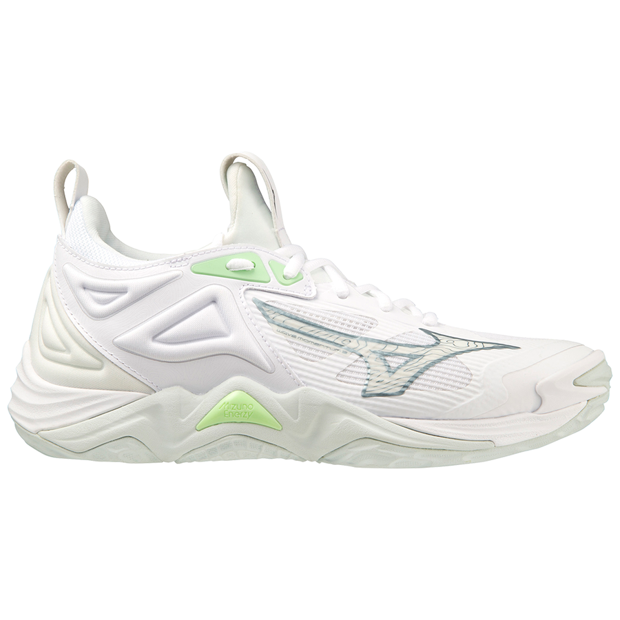 Mizuno WAVE MOMENTUM 3 White/GRidge/PatinaGreen