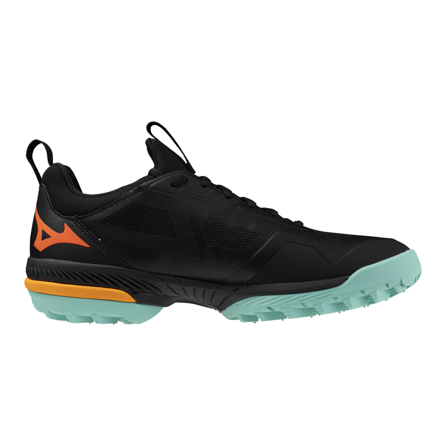 Mizuno WAVE PANTHERA 2 Black/Tangelo/Ice Green