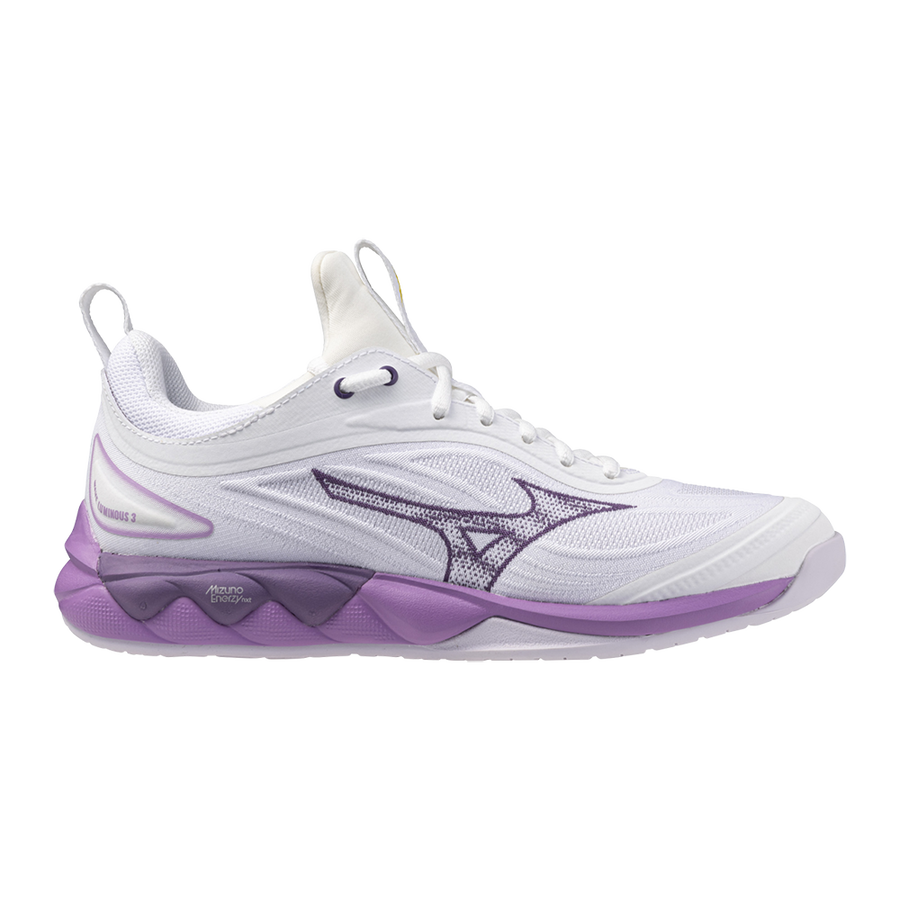 Mizuno WAVE LUMINOUS 3 White/patrician purple/quince