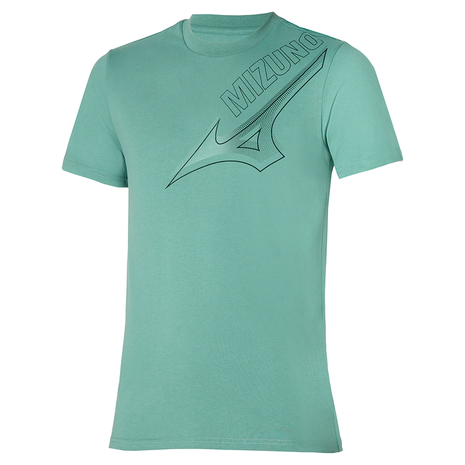 Mizuno Release Graphic Tee Mineral Blue