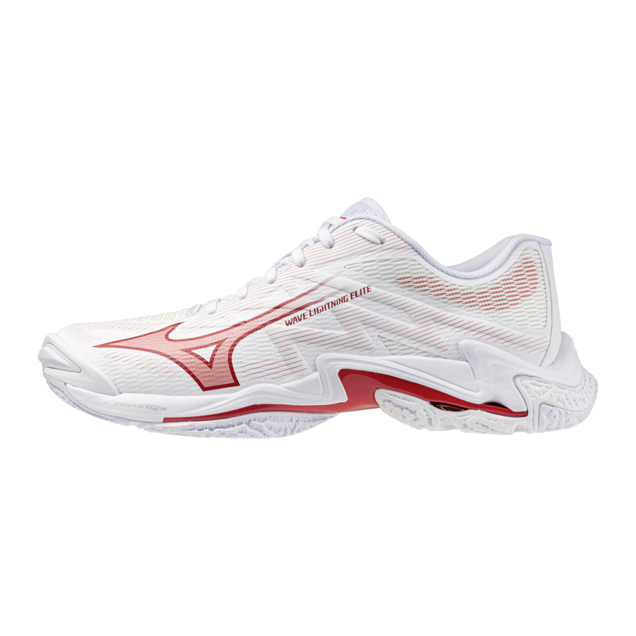 Mizuno WAVE LIGHTNING ELITE White/Rose Elegance/Lava Falls