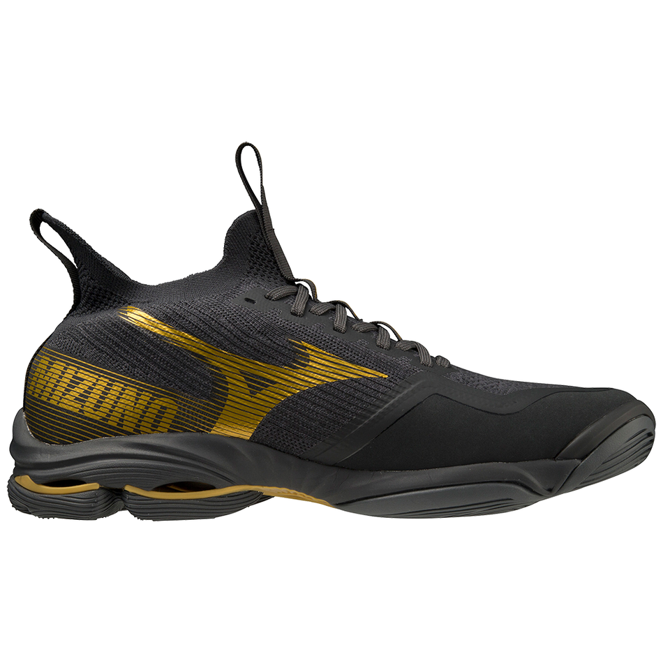 Mizuno WAVE LIGHTNING NEO2 Black Oyster/Mp Gold/Iron Gate