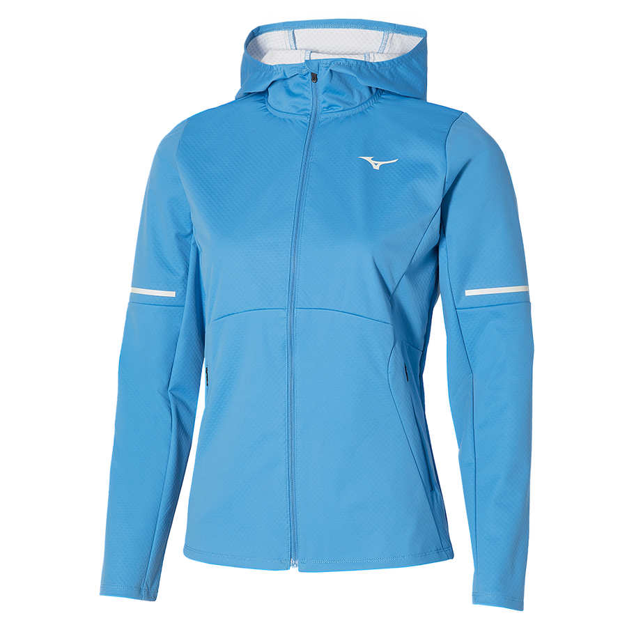 Mizuno running womens breath thermo hoody jacket outlet