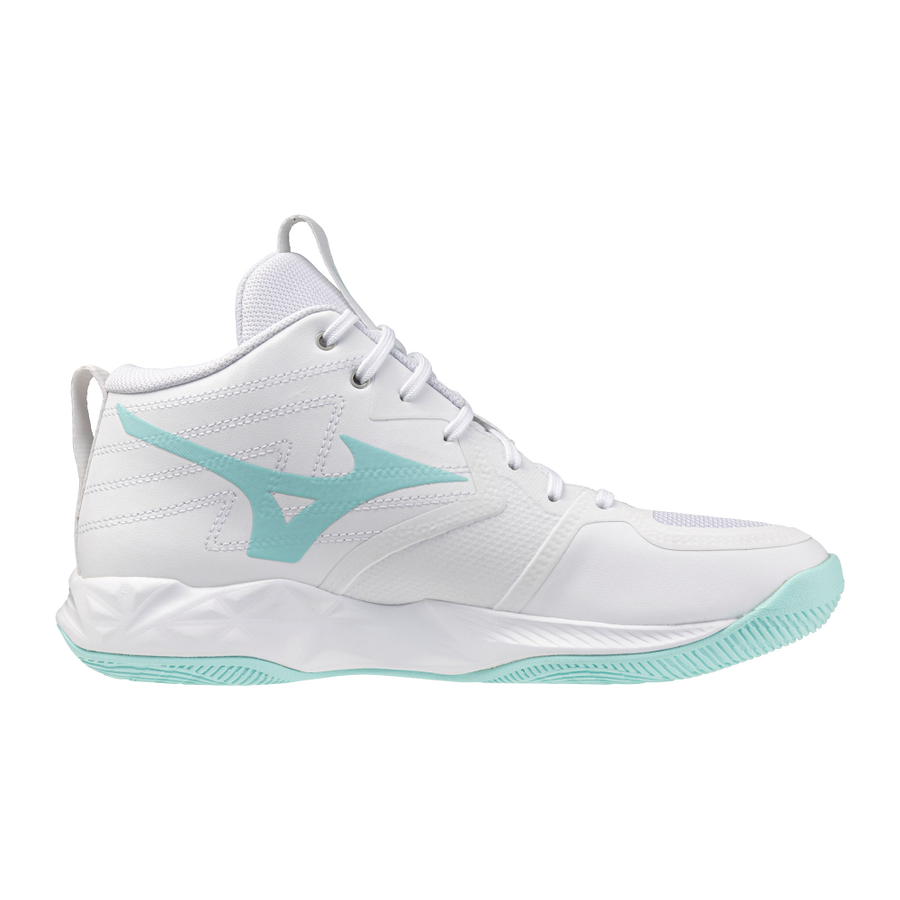 Mizuno WAVE MOMENTUM PRO MID White/Blue Tint
