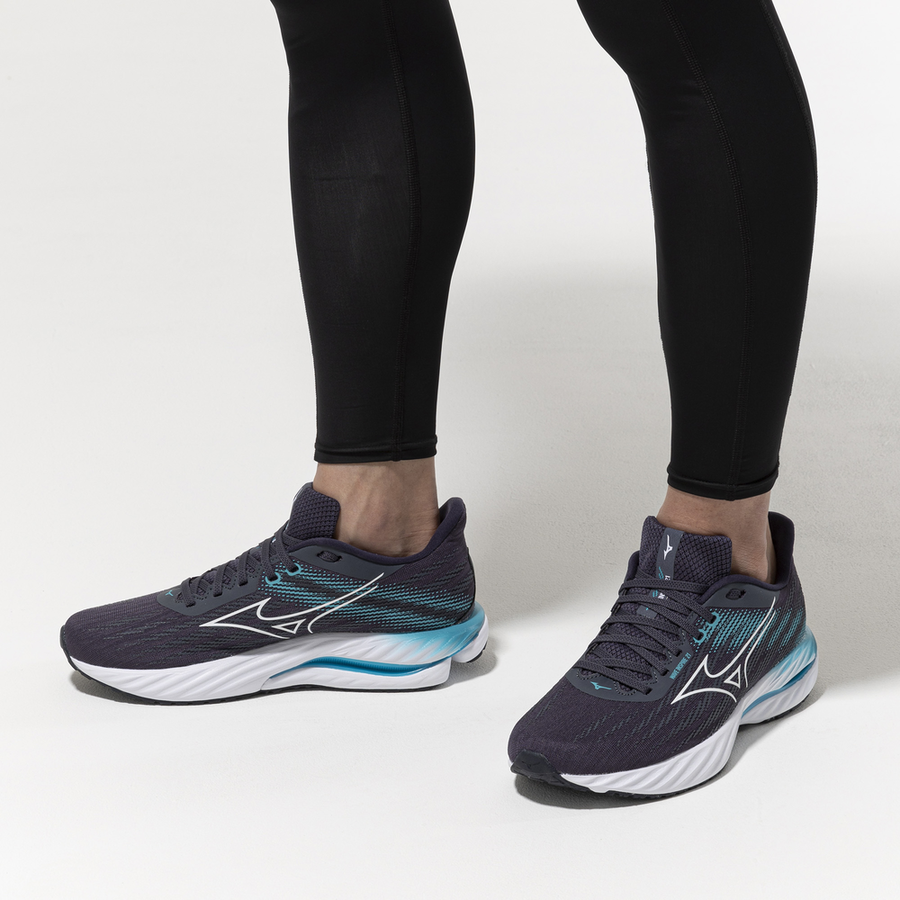 Mizuno WAVE INSPIRE 21 Odyssey Gray/White/Capri Breeze