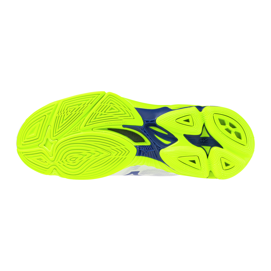 Mizuno WAVE LIGHTNING PRO MID White/Lightning Yellow/Dazzling Blue