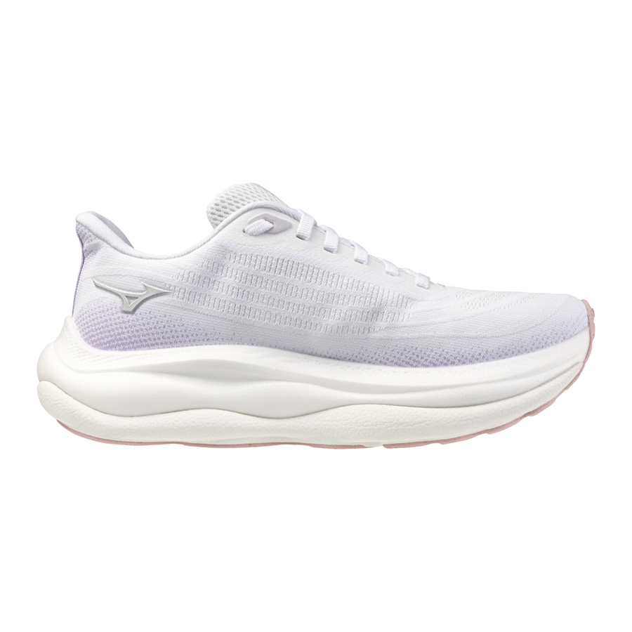 Mizuno WAVE SKY 9 White/Silver/Orchid Petal