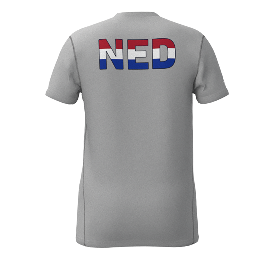 knecht Geld lenende Collega Nevobo Nederland T-shirt Men - Rood | Volleybal | Mizuno Nederland