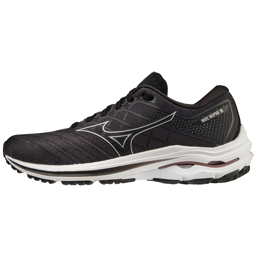 Wave Inspire 18 - Black | Running shoes u0026 trainers | Mizuno UK