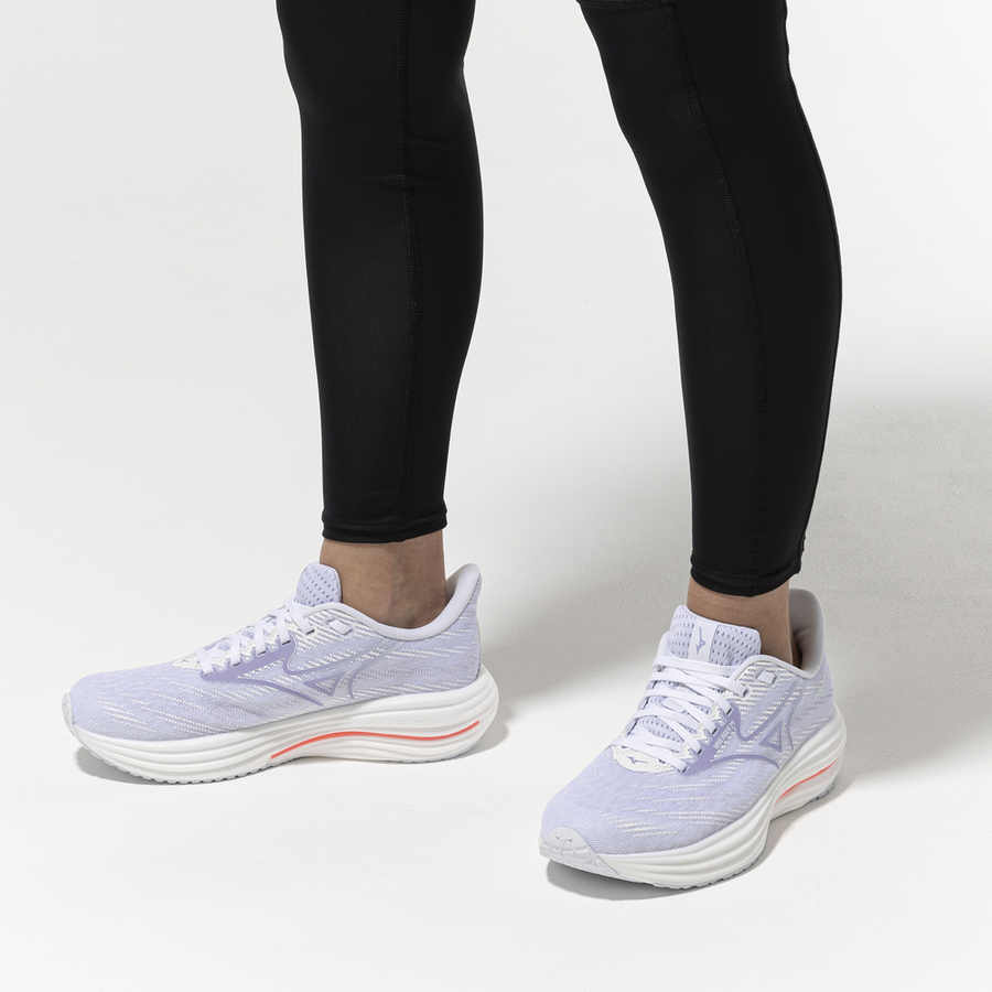 Mizuno WAVE RIDER 29 White/Icelandic Blue/StrikingC