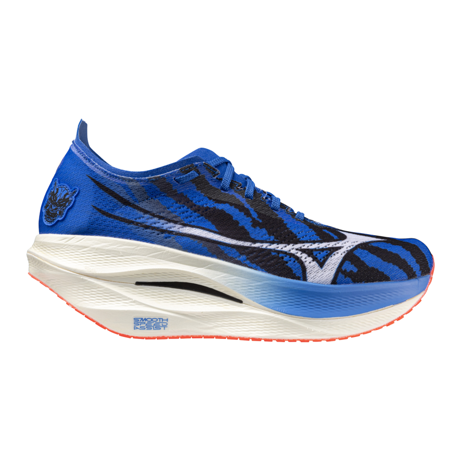 Mizuno WAVE REBELLION PRO 3 Mizuno ignition red/white/baseball blue