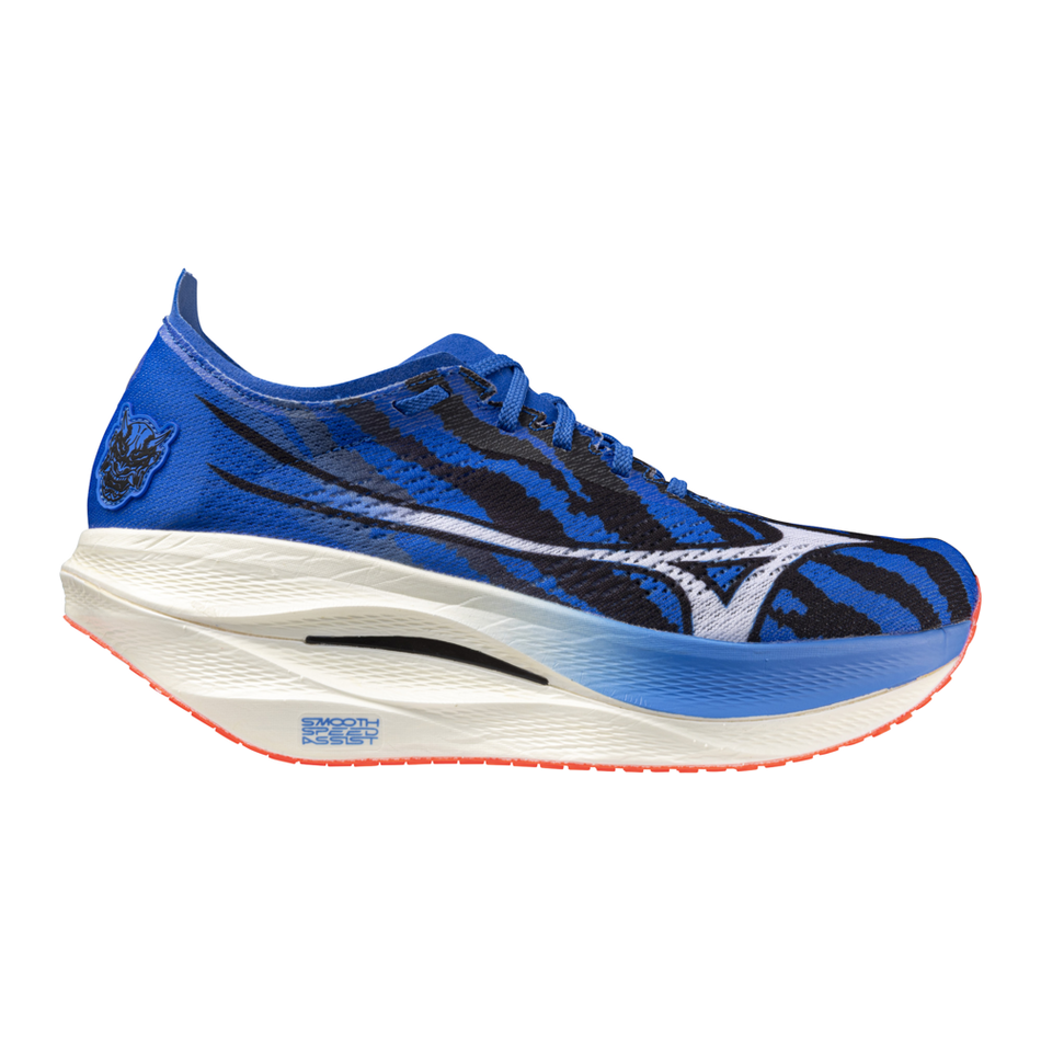 Mizuno WAVE REBELLION PRO 3 Mizuno ignition red/white/baseball blue