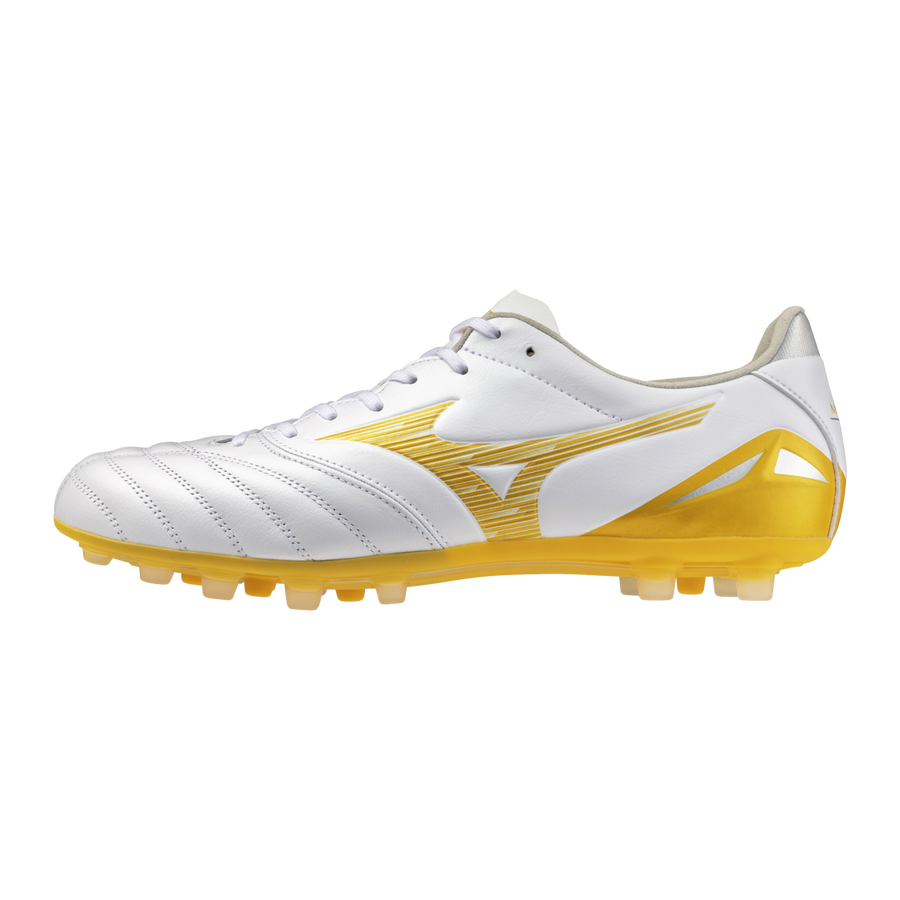 Mizuno MORELIA NEO IV PRO AG White/MP Gold/Cool Gray 3C