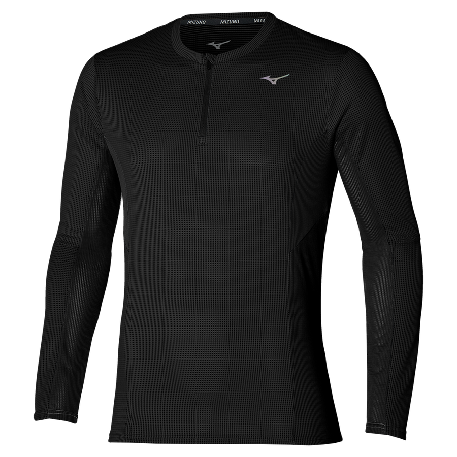 Mizuno DRYAEROFLOW LONGSLEEVE   Black