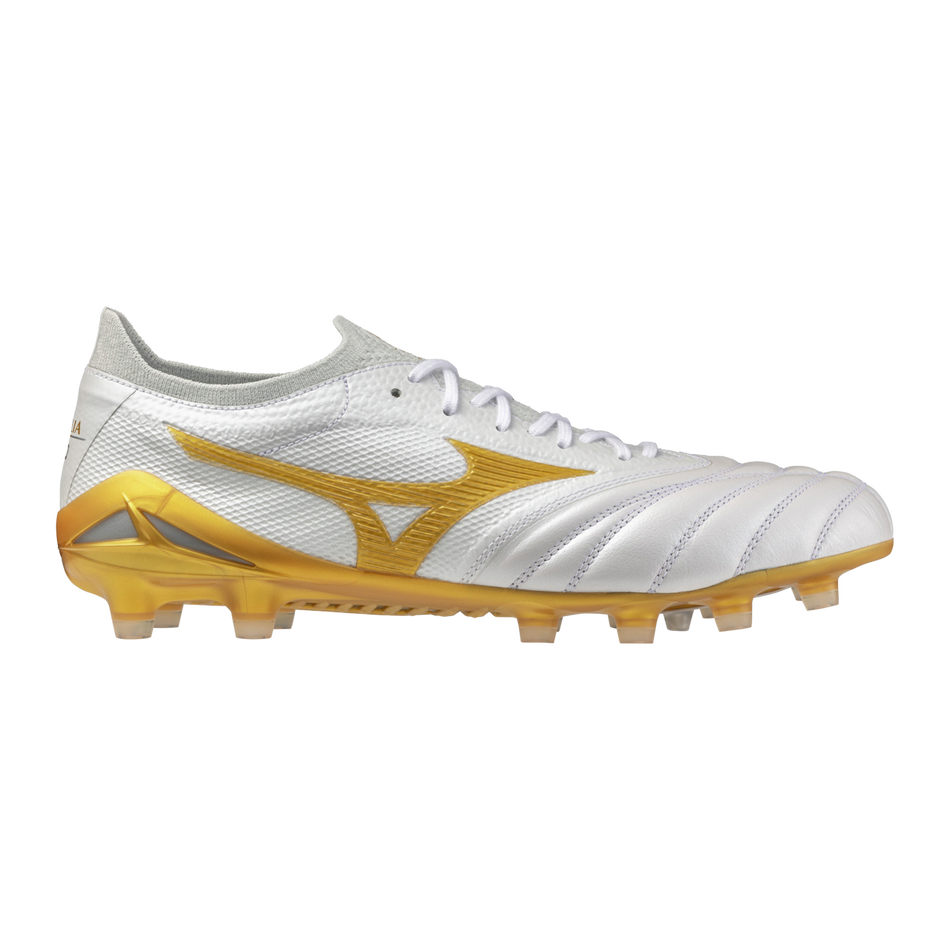 Mizuno MORELIA NEO IV &beta; JAPAN White/MP Gold/Cool Gray 3C