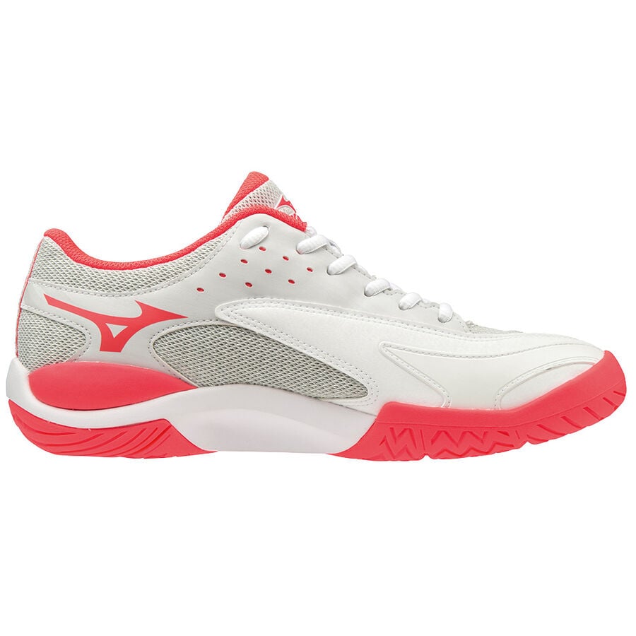 Mizuno WAVE FLASH AC White/DShadow /FieryCoral