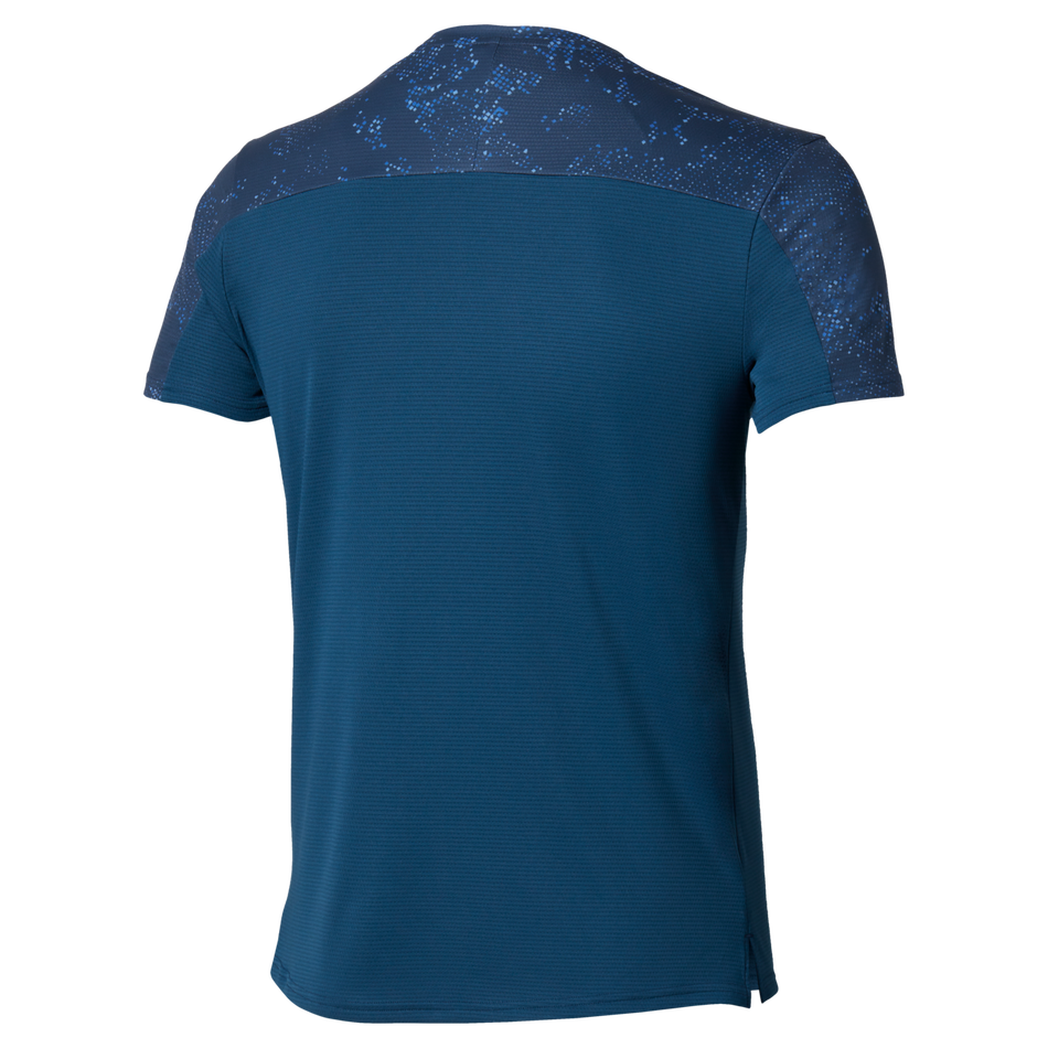 Mizuno Graphic Short Sleeve Tee(M) Estate Blue