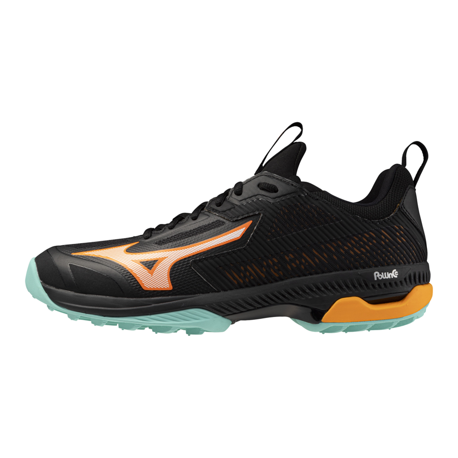 Mizuno WAVE PANTHERA 2 Black/Tangelo/Ice Green
